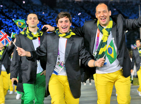 Team Brazil, London Olympic Opening Ceremony Team Brazil, London Olympic Opening Ceremony